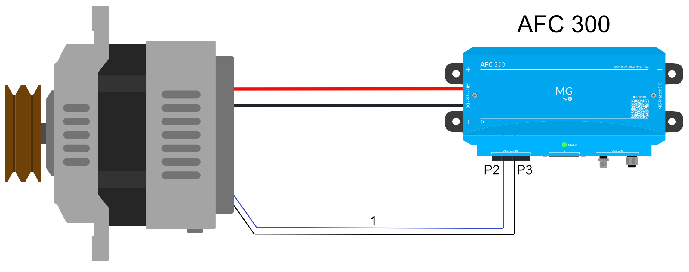 Alternator with 2 field wires (1)