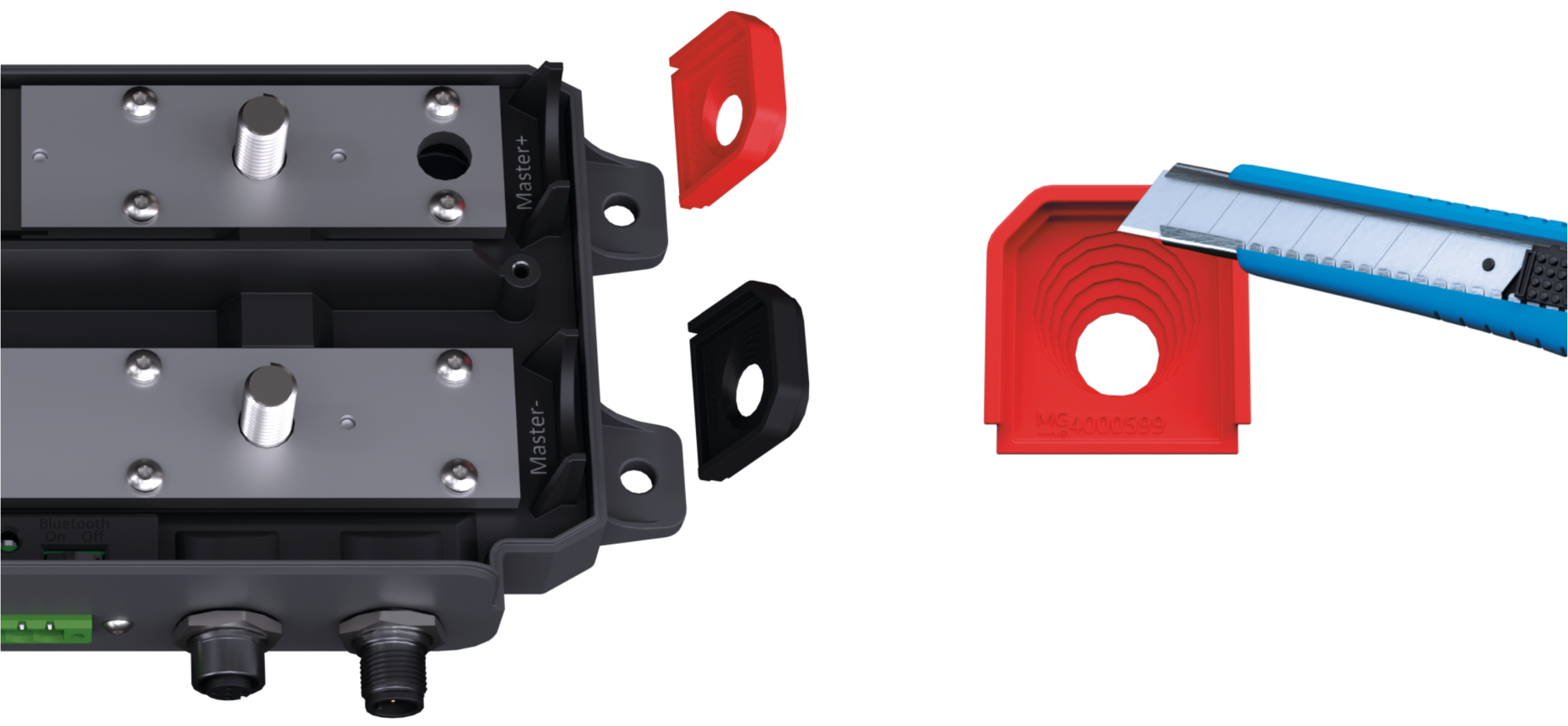 Cut cable grommet