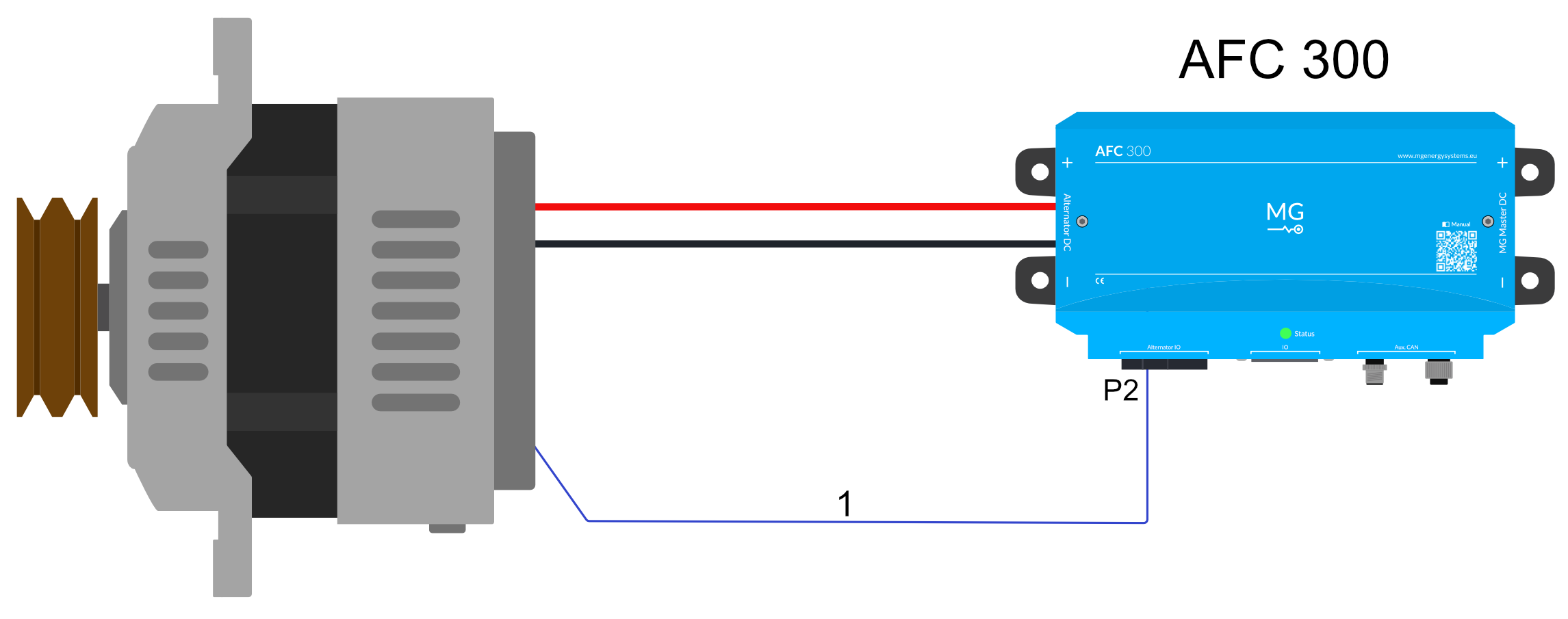 Alternator N/P-Type field wire (1)